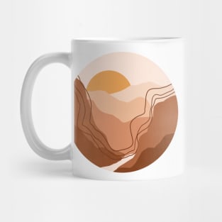 Abstract Sunset Painting 3.11 Mug